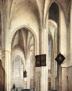 SAENREDAM, Pieter Jansz Interior of the St Jacob Church in Utrecht oil painting on canvas